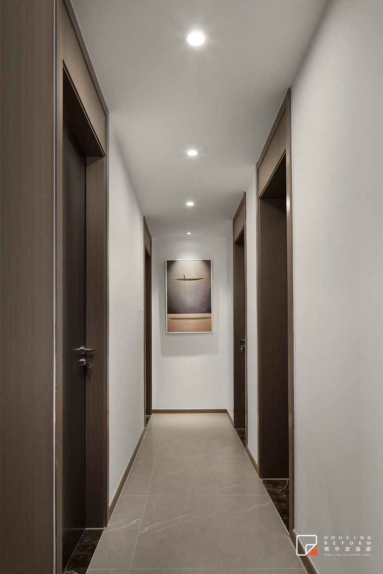 现代风格-碧桂园-三室两厅-115平-过道-装修实景效果图