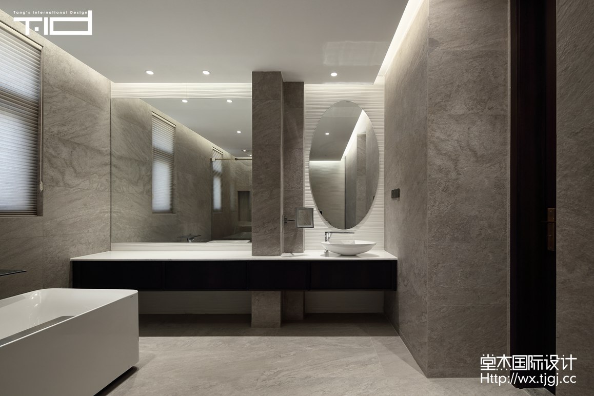 现代风格-万象九里-别墅-623平-卫生间-装修实景效果图
