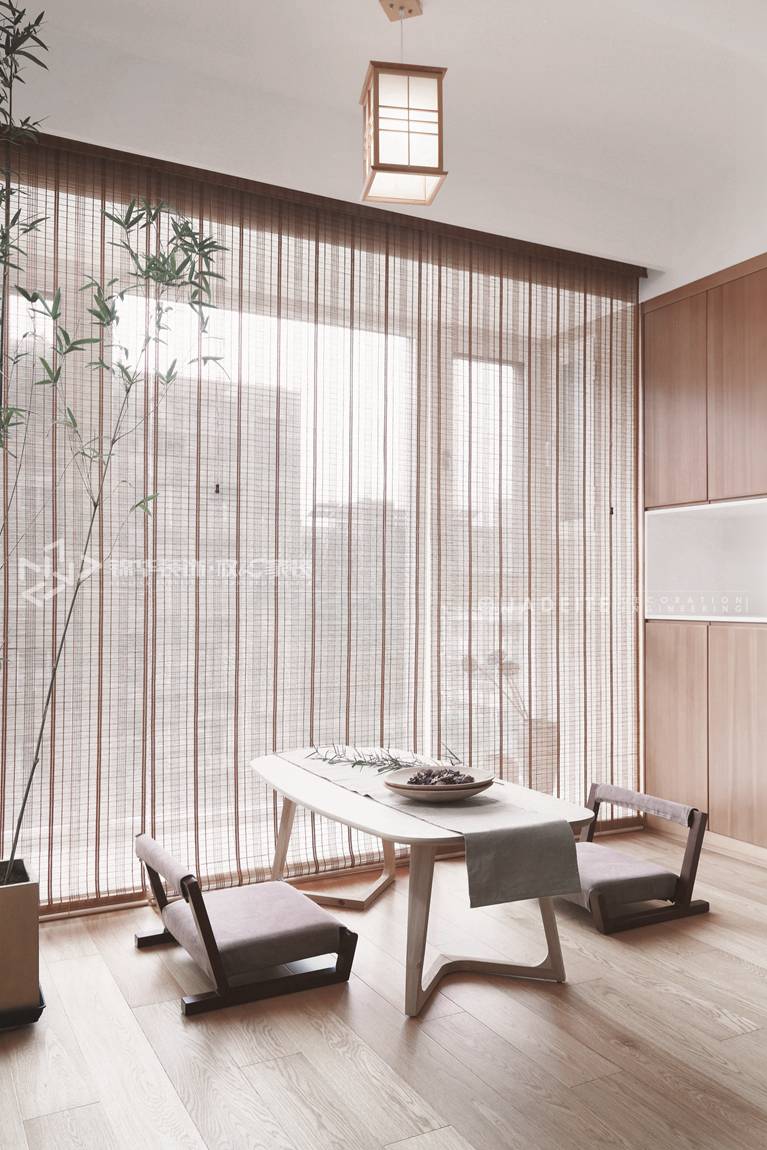 日式风格-时代上城-两室两厅-150平-阳台-装修实景效果图