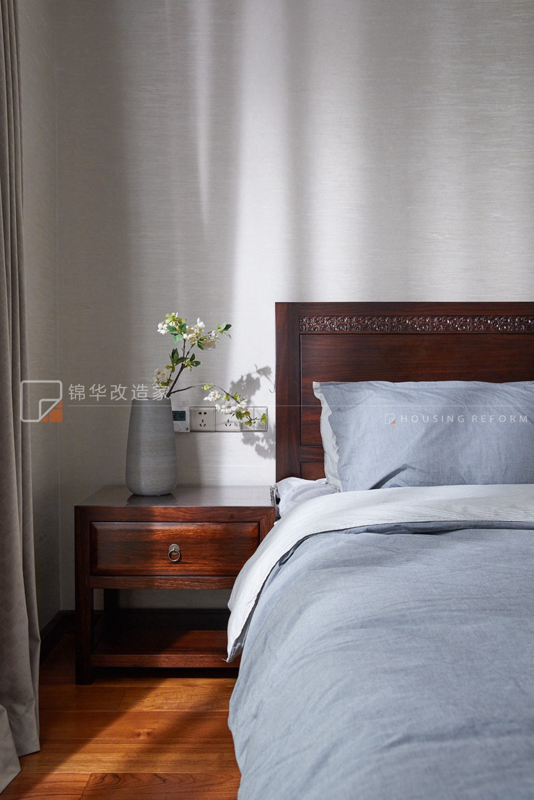 中式风格-阿尔勒-160平-四室两厅-卧室-装修实景效果图