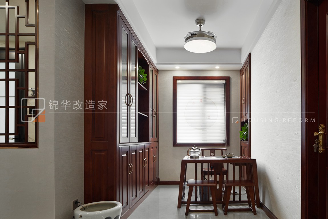 中式风格-阿尔勒-160平-四室两厅-茶室-装修实景效果图