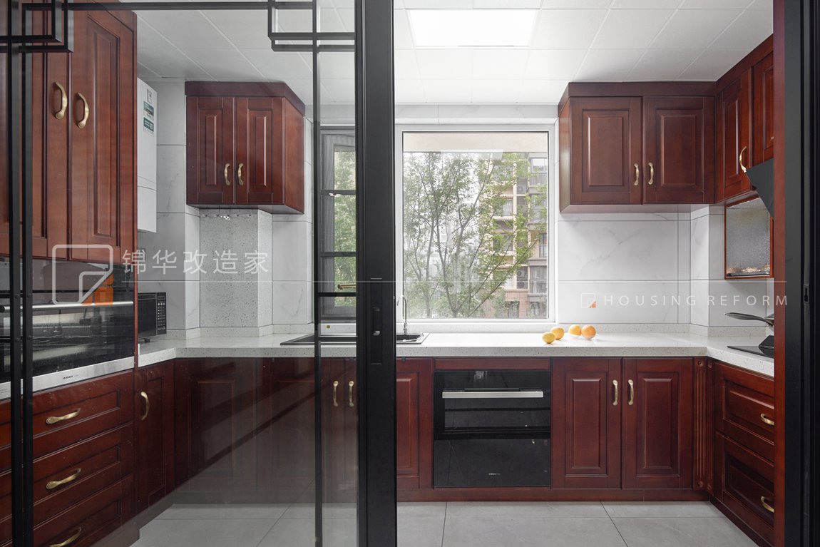 中式风格-阿尔勒-160平-四室两厅-厨房-装修实景效果图