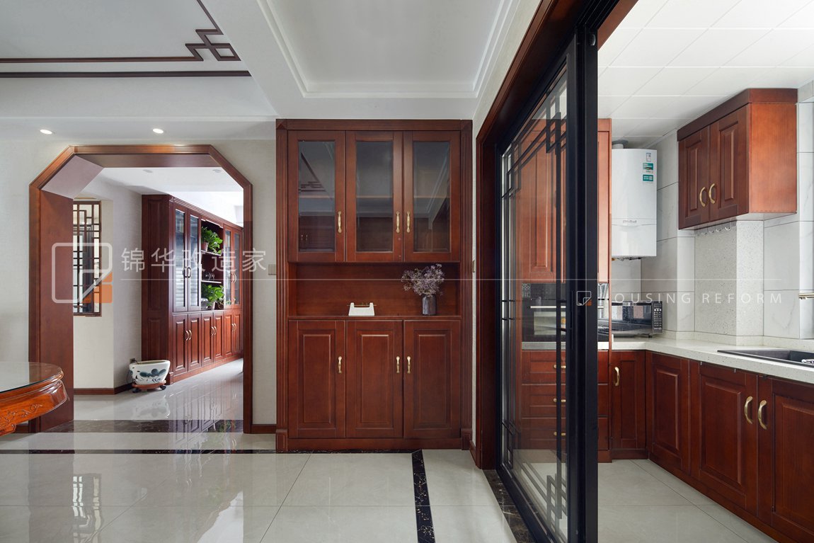 中式风格-阿尔勒-160平-四室两厅-厨房-装修实景效果图
