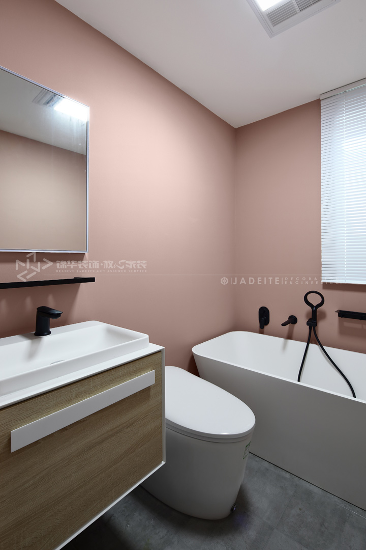 现代风格-欧风新天地-三室两厅-120平-卫生间-装修效果实景
