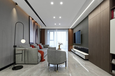 现代风格-江南府-公寓-118平-装修实景效果图