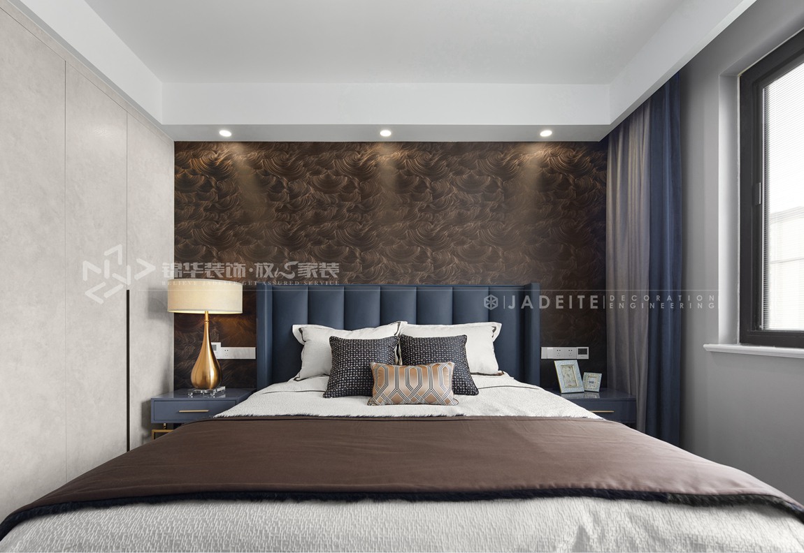 现代风格-太平洋城中城-四室两厅-143平-卧室-装修实景效果图