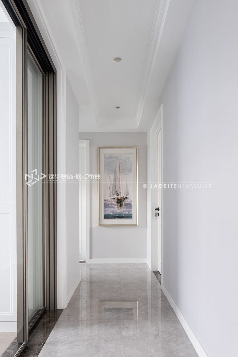现代美式-玫瑰庄园-三室两厅-140平-装修实景效果图装修-三室两厅-简美
