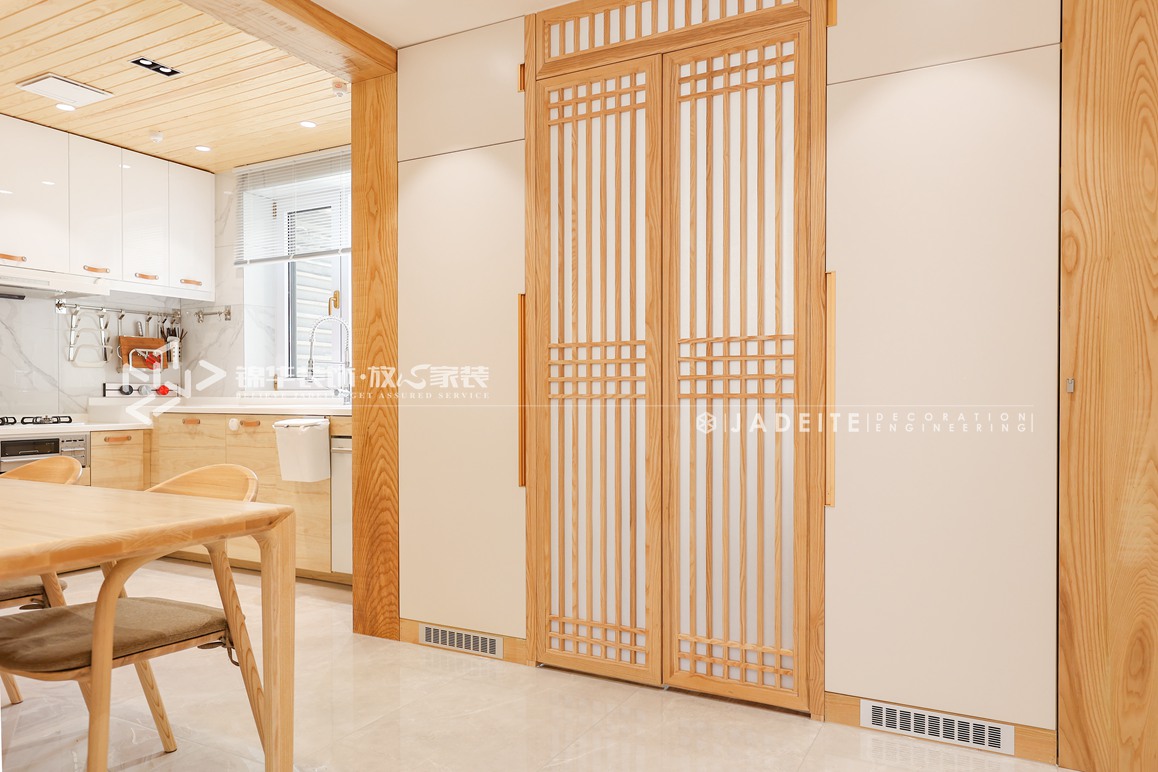 日式风格-天渝骄园-四室两厅-140平-装修实景效果图