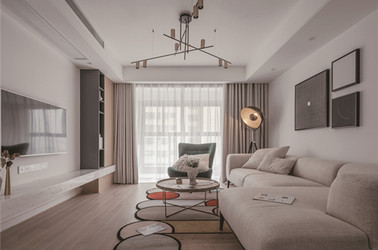 現代風格-陽光國際-三室兩廳-140平-裝修實景效果圖