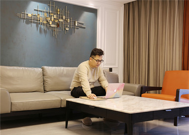 现代简约-广石家园-三室两厅-130平-装修实景效果图