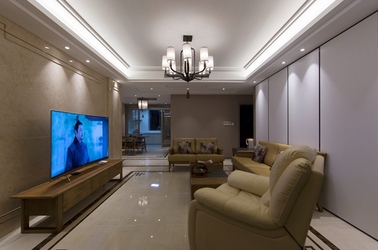 新中式风格-维纳阳光-四室两厅-140平米-装修效果实景图