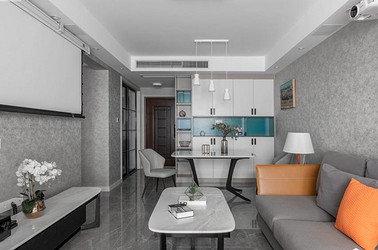 現代風格-綠地悅瀾灣-兩室兩廳-89平-裝修實景圖