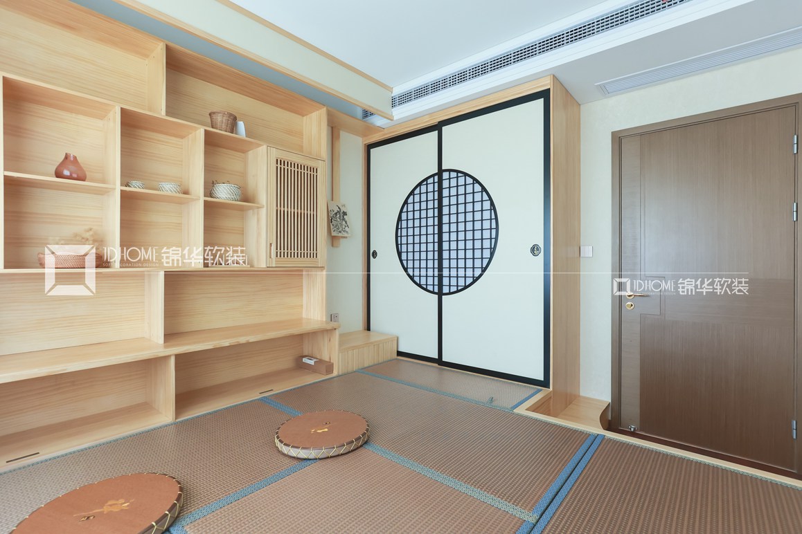 新中式風格-百和國際花園-三室兩廳-228平-裝修實景效果圖    