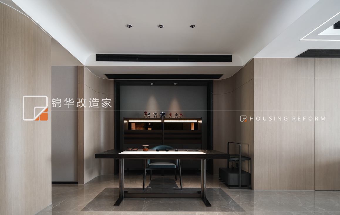  现代简约-汇金国际公寓-大平层-240平-装修实景图装修-四室两厅-现代简约