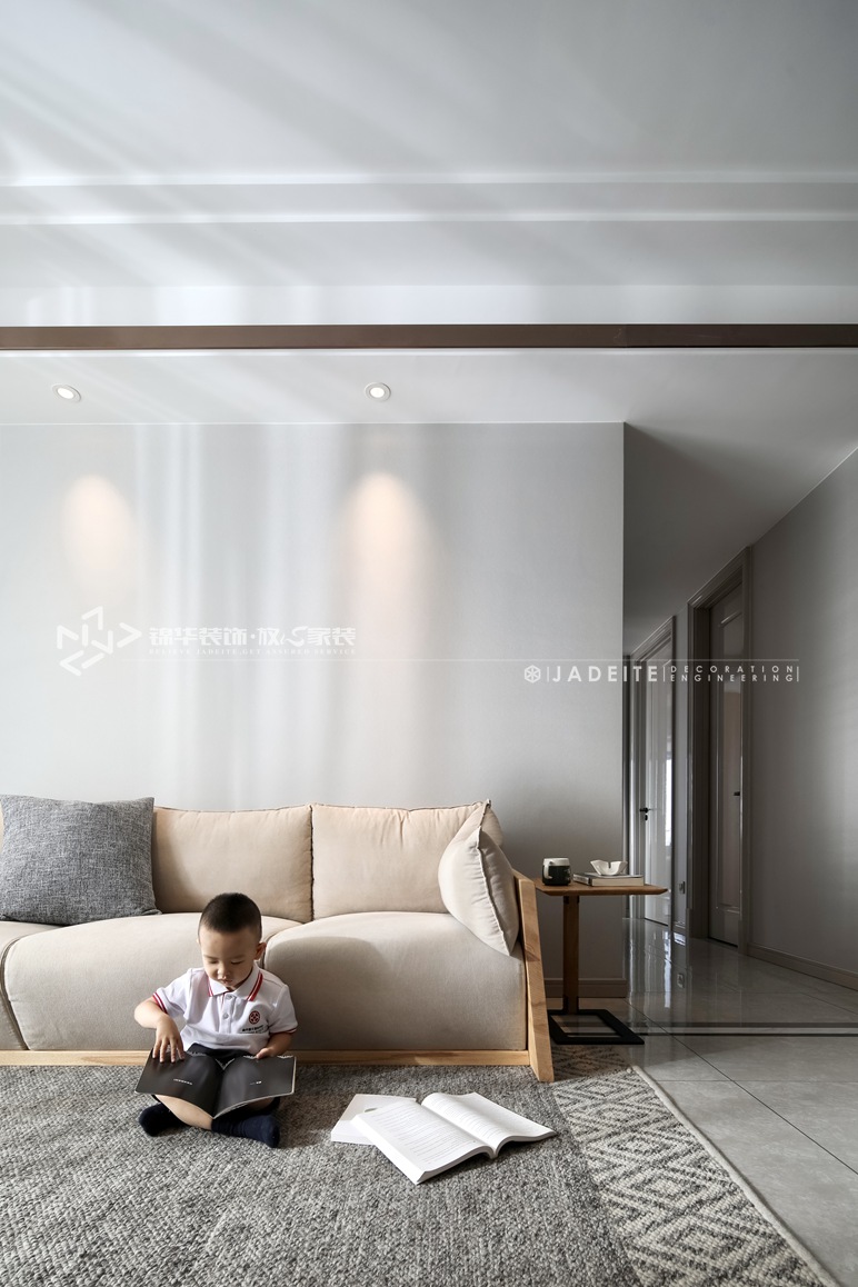 现代简约-龙湖天璞-三室两厅-107平-装修实景效果图 