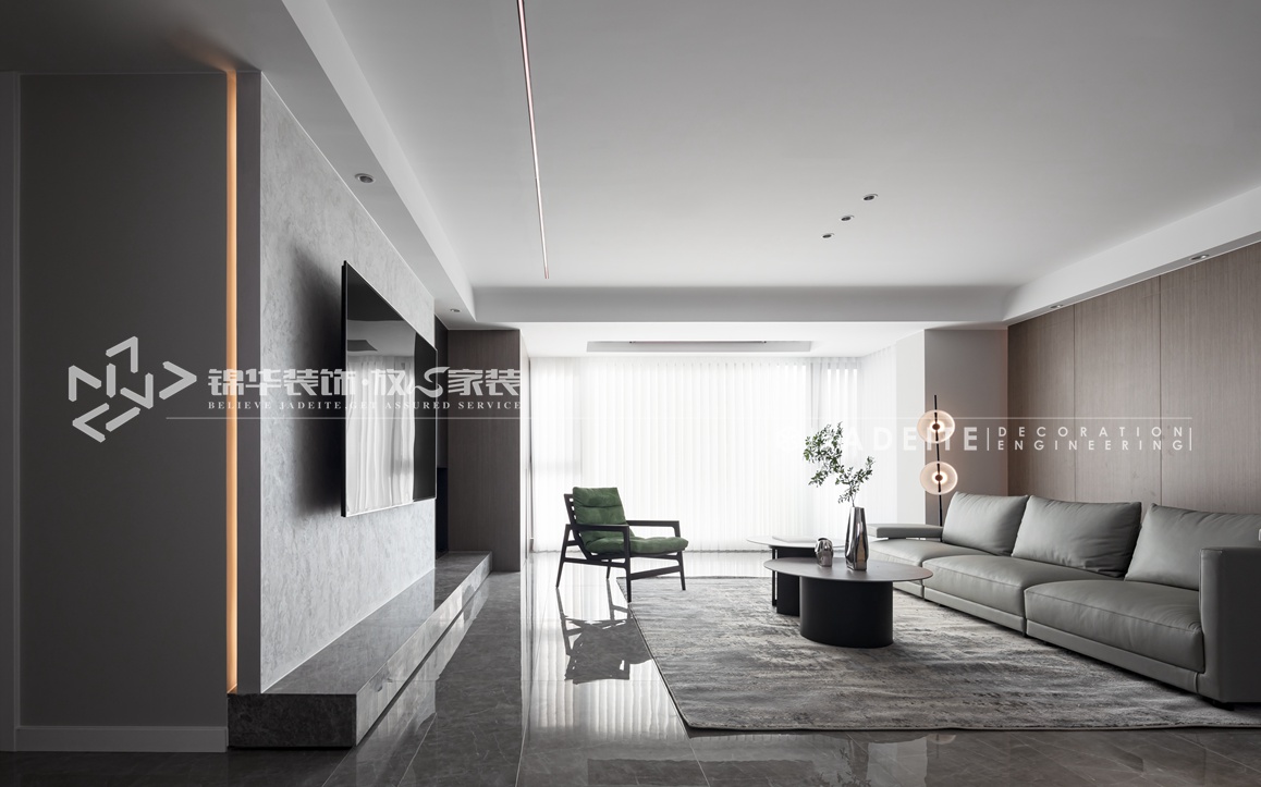 現代簡約-萬科翡翠東方-四室兩廳-170平-裝修實景效果圖