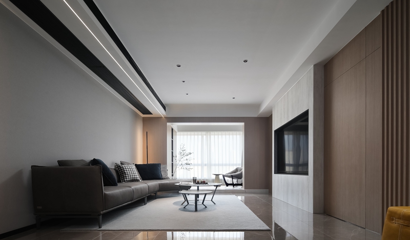 现代简约-汇金国际公寓-大平层-240平-装修实景图