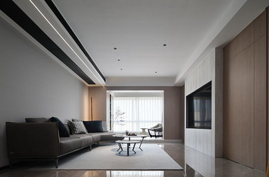  現代簡約-匯金國際公寓-大平層-240平-裝修實景圖