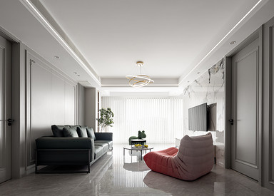 现代风格-荣悦湾-四室两厅-131平-装修实景图