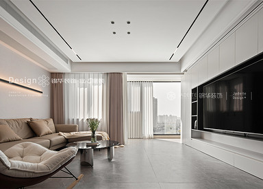 现代简约-长江国际-四室两厅-170㎡-装修实景图