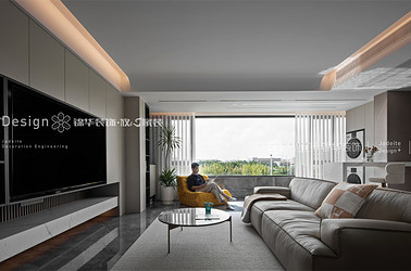 现代简约-金融街金悦府-三室两厅-113㎡-装修实景图 