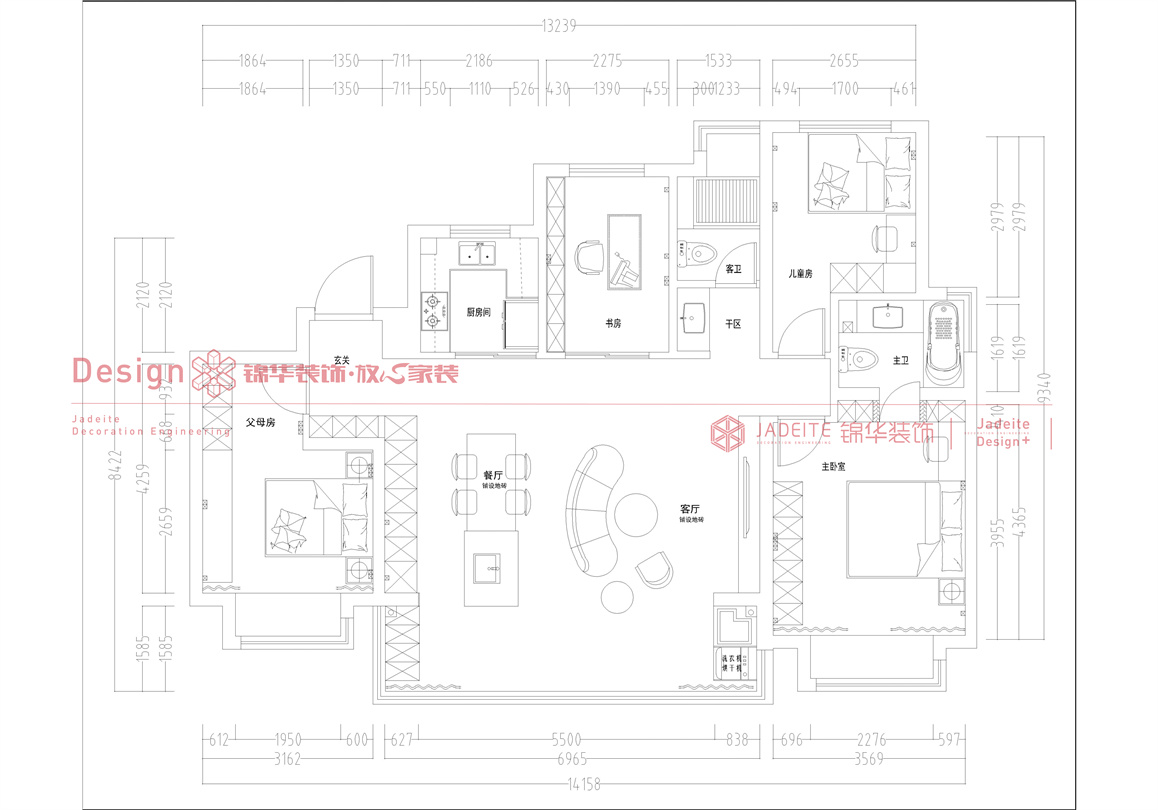 現代風(fēng)格-華僑城運河灣-四室兩廳-145㎡-裝修實(shí)景圖裝修-四室兩廳-現代簡(jiǎn)約