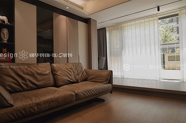 现代简约-雍荣府-三室两厅-118㎡-装修实景图