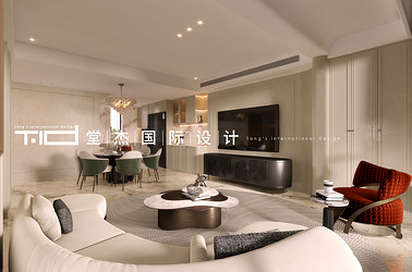 轻法式-华发四季-四室两厅一厨三卫-164㎡装修实景图