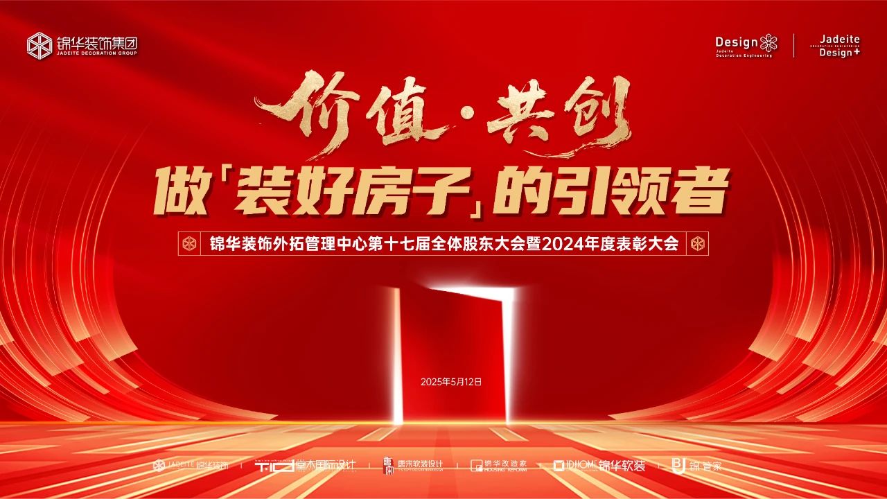 锦华装饰集团外拓管理中心第十七届全体股东大会暨2024年度表彰大会圆满成功