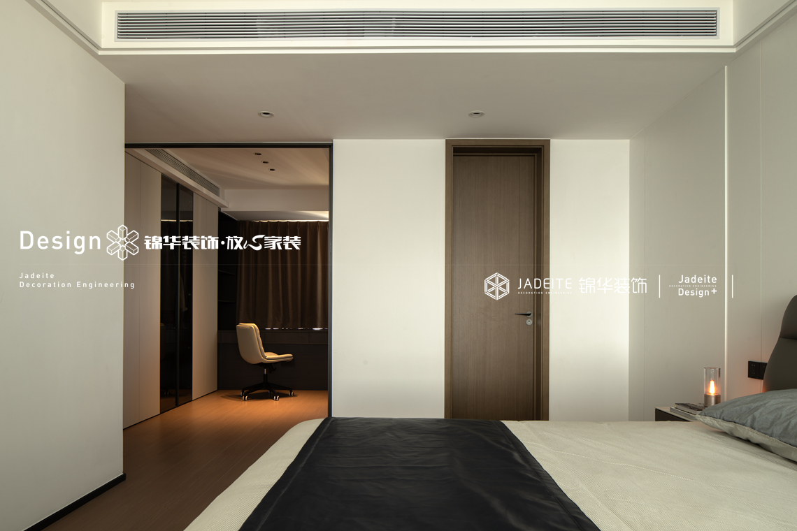 现代简约-华发中央首府-三室两厅一厨一卫-170㎡-装修实景图装修-三室两厅-现代简约