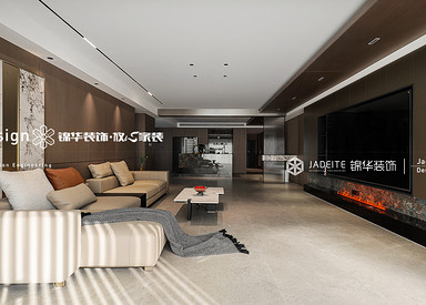 意式轻奢-世贸公馆-四房四卫三厅-280㎡-装修实景图