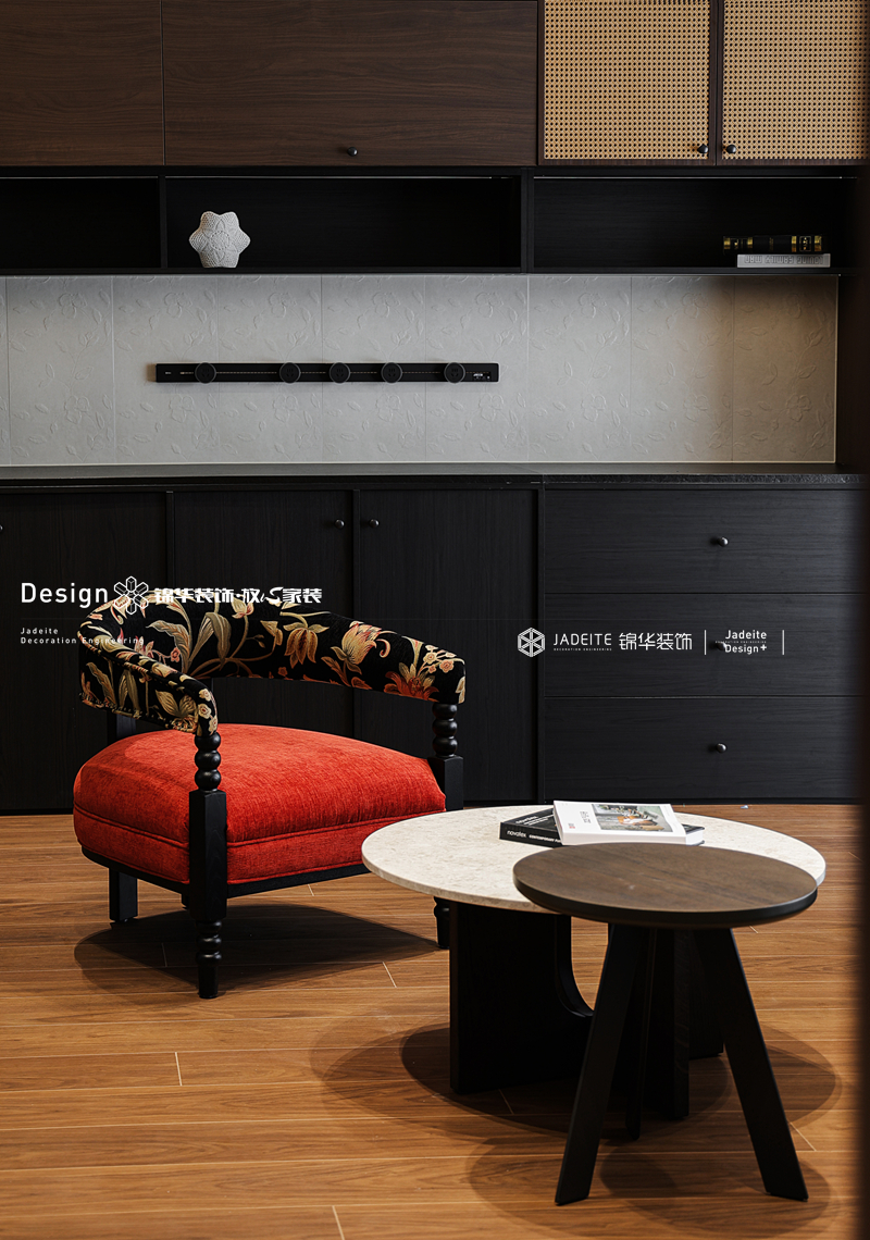 中古风-建发和玺-叠墅-200㎡-装修实景图装修-别墅-中古