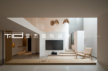 日式原木风-翡翠湾-下叠-400㎡-装修实景图