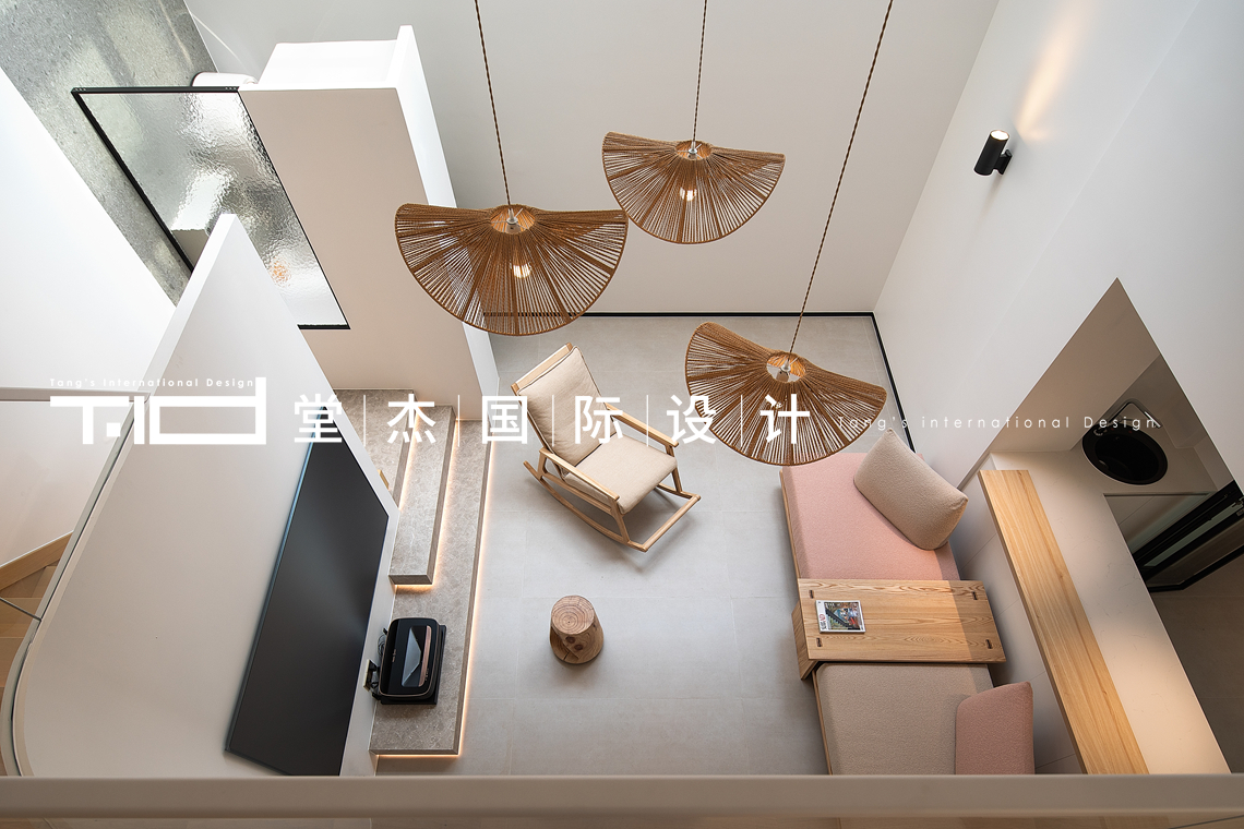日式原木风-翡翠湾-下叠-400㎡-装修实景图装修-别墅-日式