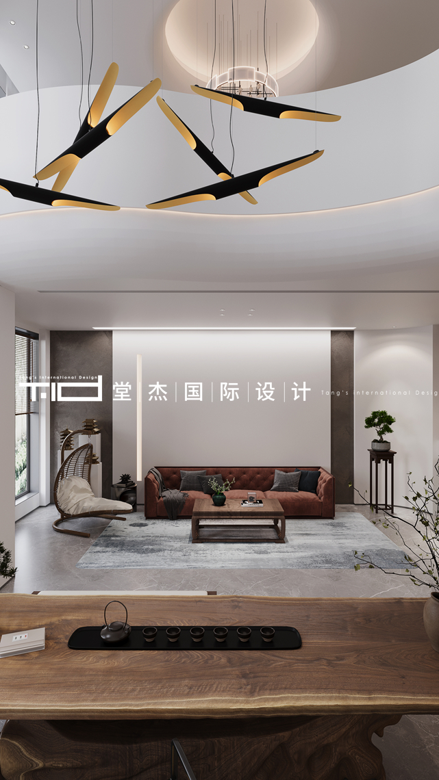 新中式-永光会所-别墅-800㎡-装修实景图装修-别墅-新中式