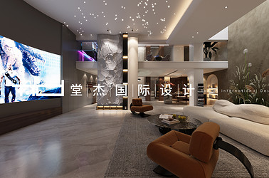 轻奢风-御景名仕苑-别墅-600㎡-装修实景图