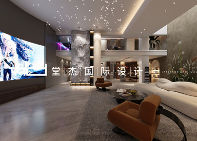 轻奢风-御景名仕苑-别墅-600㎡-装修实景图