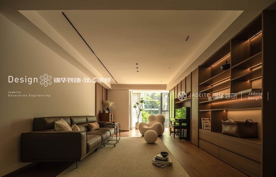 中古风-万科魅力之城-三室两厅一厨两卫-125㎡-装修实景图