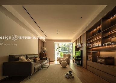 中古风-万科魅力之城-三室两厅一厨两卫-125㎡-装修实景图