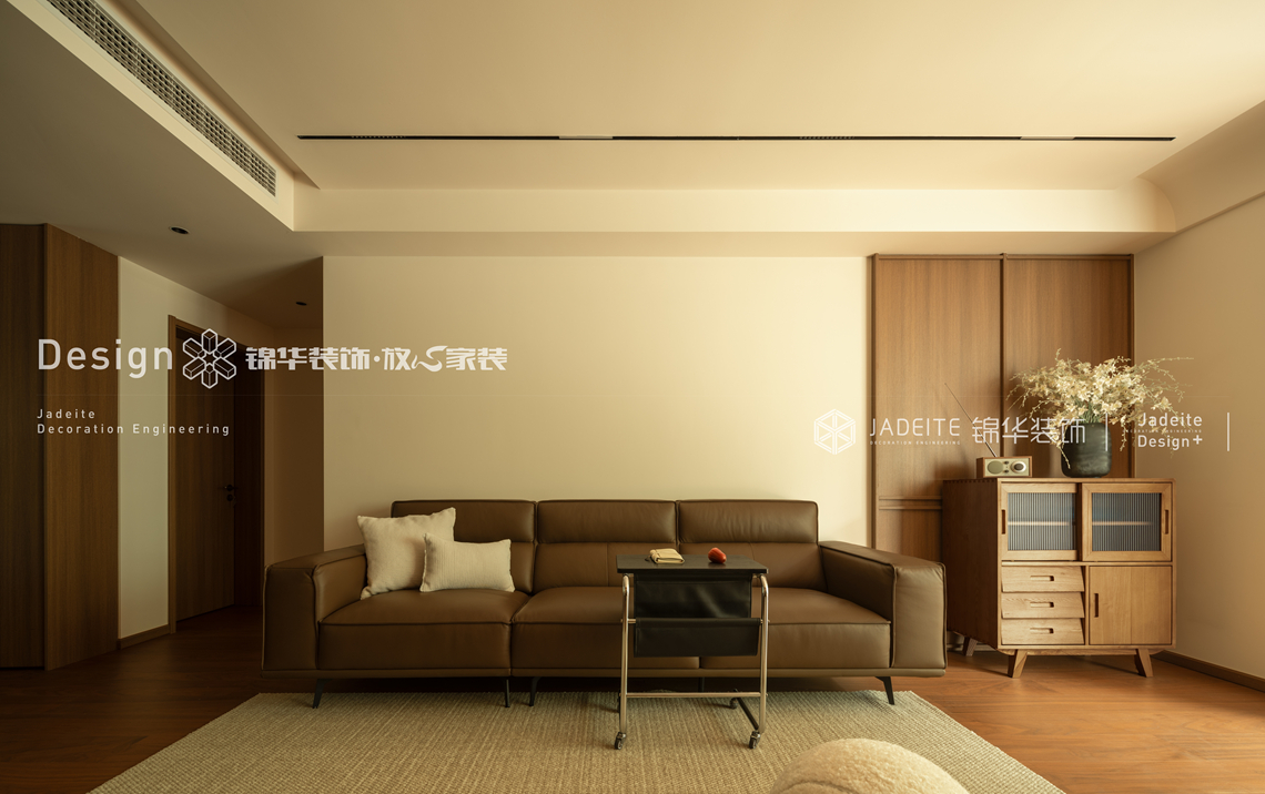 中古风-万科魅力之城-三室两厅一厨两卫-125㎡-装修实景图装修-三室两厅-中古