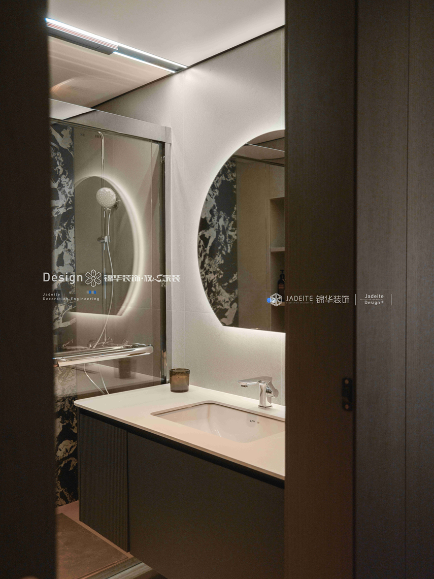 现代轻奢-万达公馆-别墅-260㎡-装修实景图装修-别墅-轻奢