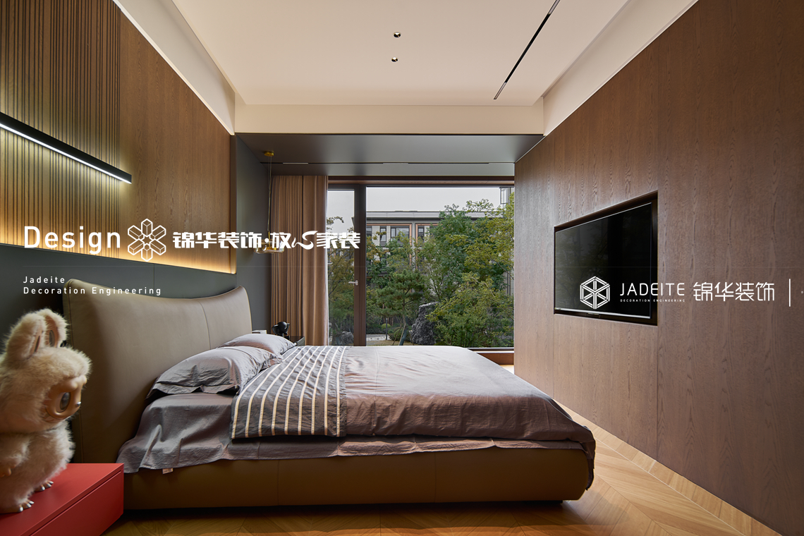 意式风格-万盛江南-三室两厅三卫-240㎡-装修实景图装修-三室两厅-现代简约