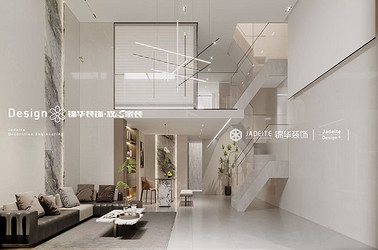 现代风格-惠山映-五室三厅三卫-350㎡-装修效果图