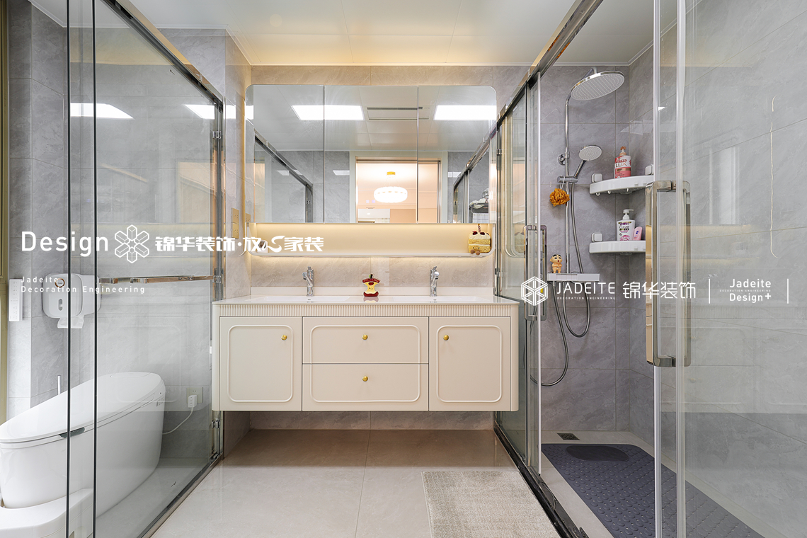 现代法式-玉兰花园-四室两厅两卫一厨-170㎡-装修实景图装修-四室两厅-法式