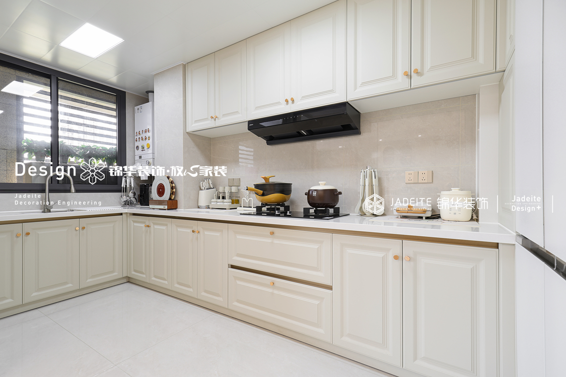 现代法式-玉兰花园-四室两厅两卫一厨-170㎡-装修实景图装修-四室两厅-法式