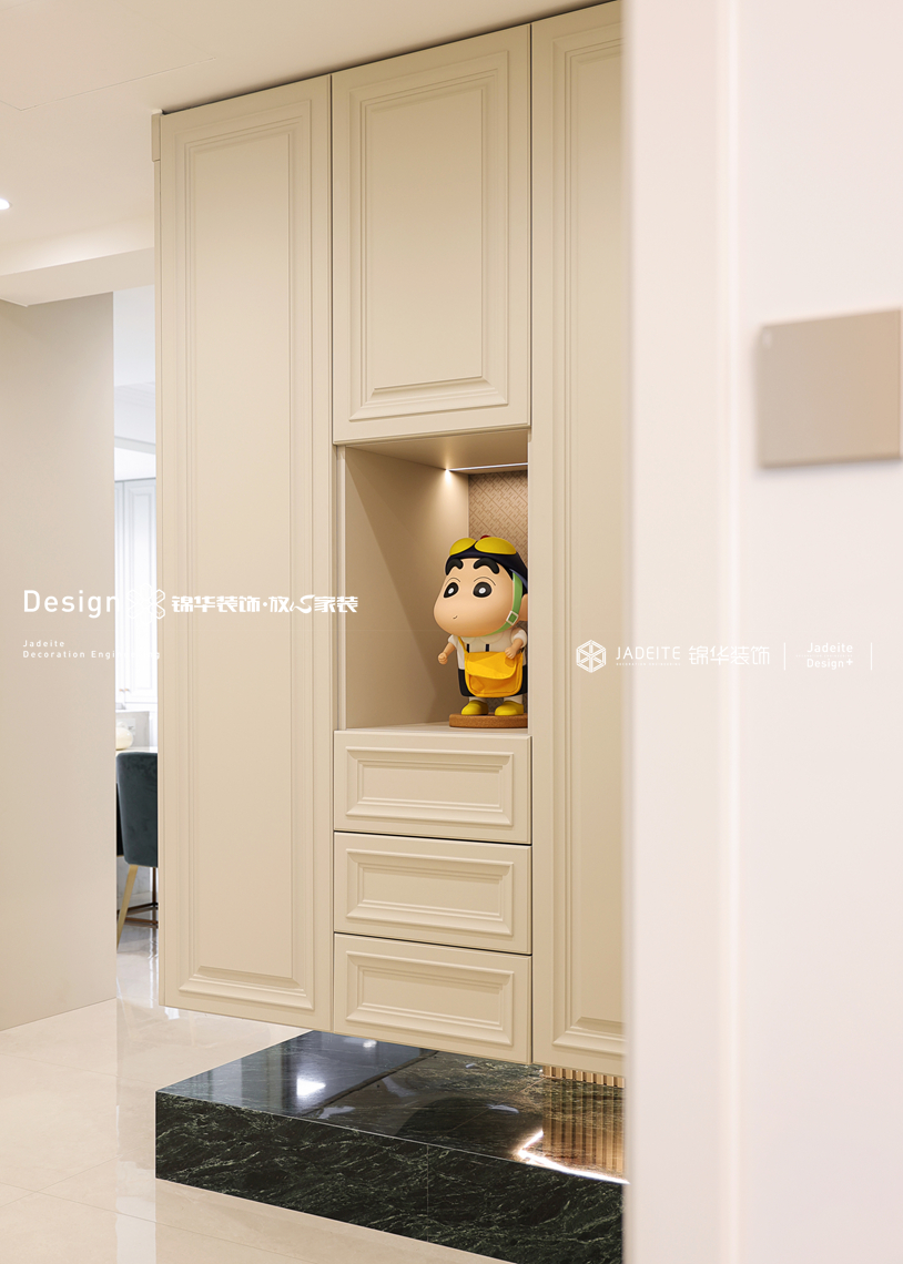 现代法式-玉兰花园-四室两厅两卫一厨-170㎡-装修实景图装修-四室两厅-法式