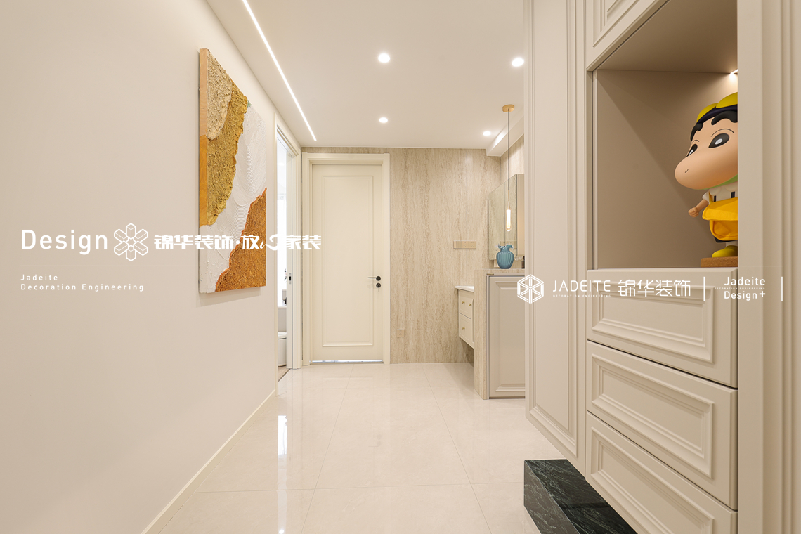 现代法式-玉兰花园-四室两厅两卫一厨-170㎡-装修实景图装修-四室两厅-法式