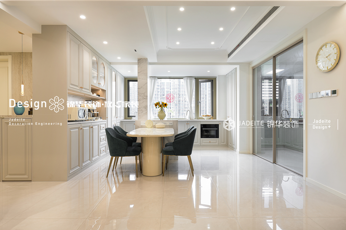 现代法式-玉兰花园-四室两厅两卫一厨-170㎡-装修实景图装修-四室两厅-法式