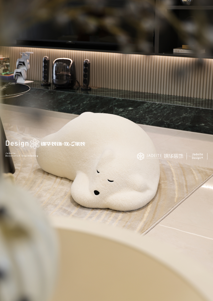 现代法式-玉兰花园-四室两厅两卫一厨-170㎡-装修实景图装修-四室两厅-法式