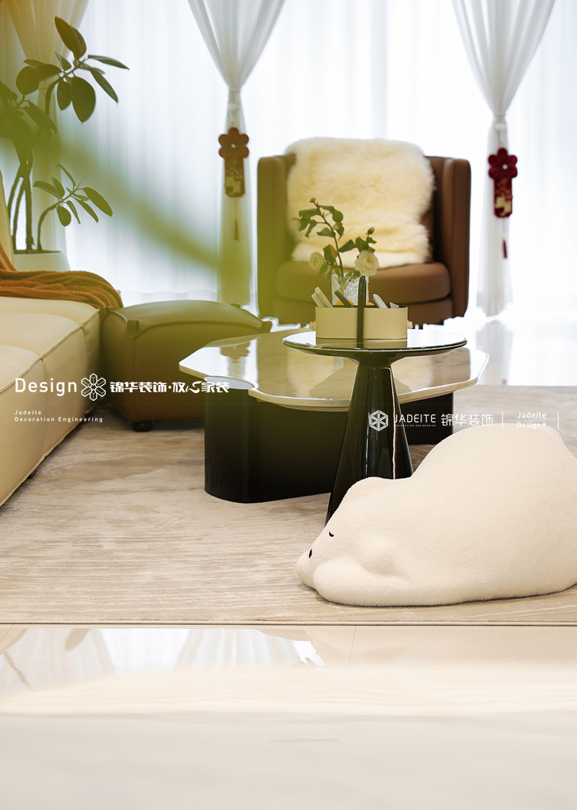 现代法式-玉兰花园-四室两厅两卫一厨-170㎡-装修实景图装修-四室两厅-法式